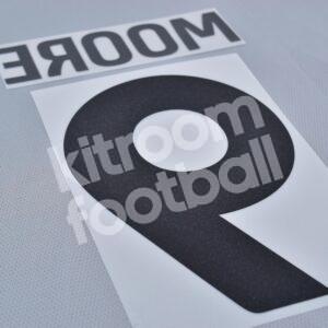 2024-25 Sheffield United Home Name Set & Number #9 MOORE (Repro) - Image 3