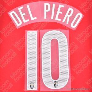 2005-06 Serie A Juventus Third Name Set #10 DEL PIERO (Repro)