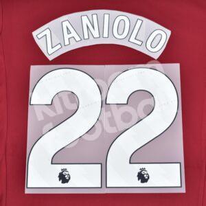 2023-24 Aston Villa Home Name Set & Number #22 ZANIOLO (Repro)