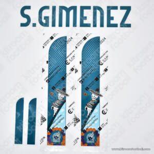 Official 2024 México Home Name Set & Number #11 Santiago GIMENEZ (Dia de los Muertos) - Image 1