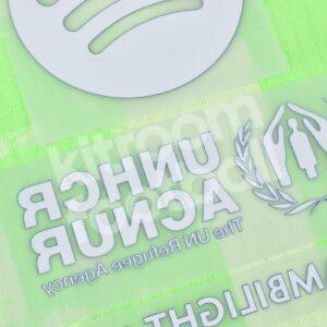 Original Player Issue 2024-25 Barcelona 3rd Kit Sponsor Patch SPOTIFY ACNUR AMBILIGHT TPT - Image 3