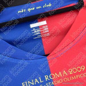 Final Champions League 2009 Barcelona Home Shirt #10 MESSI (Size M) Retro - Image 3