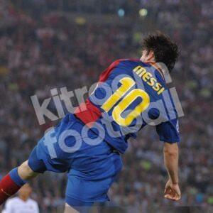 Final Champions League 2009 Barcelona Home Shirt #10 MESSI (Size L) Retro - Image 4