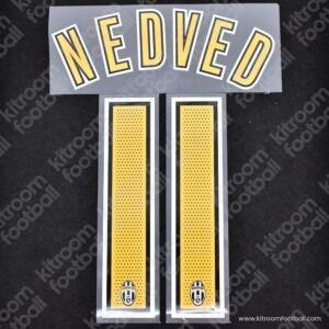 2004-05 Juventus Home Name Set #11 NEDVED (Repro)