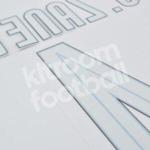 2008-09 Inter Milan Serie A Away Name Set #4 Javier ZANETTI (Repro) - Image 3