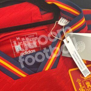 2023 Spain Player Issue Home Long Sleeve Shirt #19 LAMINE YAMAL Debut (Size M) - Image 4
