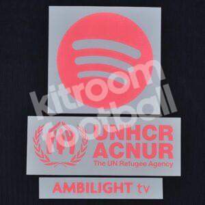 Original Player Issue 2024-25 Barcelona Away Sponsor Patch SPOTIFY ACNUR AMBILIGHT (TPT)
