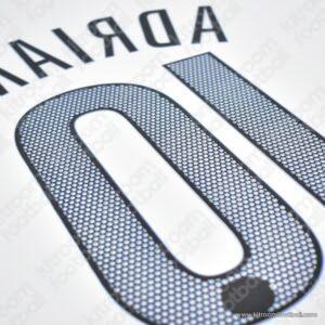 2004-06 Inter Milan 3rd Kit Name Set & Number #10 ADRIANO (Repro) - Image 3