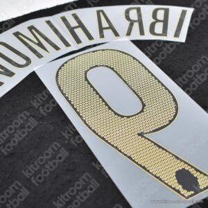 2004-05 Juventus Away Name Set #9 IBRAHIMOVIC (Repro) - Image 3