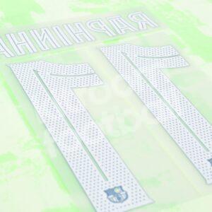 Original Player Issue 2024-25 Barcelona Third Name Set & Number #11 RAPHINHA TPT (UCL) - Image 3