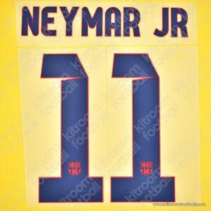 2013-15 Barcelona Away,Fourth Name Set & Number #11 NEYMAR JR (Repro)