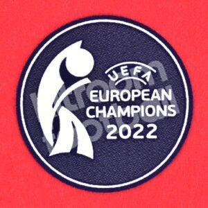 Original Player Issue 2025 UEFA Women's Euro England European Champions 2022 Patch (Sporting ID)