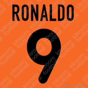 2000-02 Inter Milan Away & Third Name Set #9 RONALDO (Repro) - Image 1