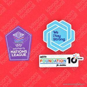 Original Player Issue 2025 UEFA Women's Nations League Set Patch Sporting ID