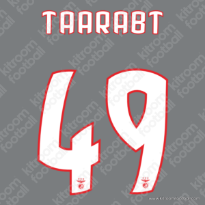 2019-20 Benfica Away Name Set #49 TAARBAT Cup (Repro)