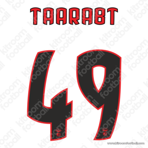 2019-20 Benfica Third Name Set #49 TAARBAT Cup (Repro)