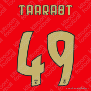 2020-21 Benfica Home Name Set #49 TAARBAT Cup (Repro)