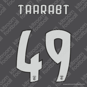 2020-21 Benfica Away Name Set #49 TAARBAT Cup (Repro)
