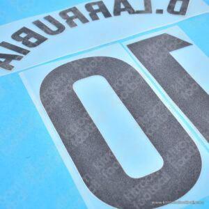 Official 2024-25 Malaga Home Name Set #10 David LARRUBIA - Image 3
