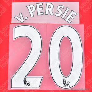 2013-15 Premier League Manchester United Home Name Set #20 Van PERSIE (Repro)