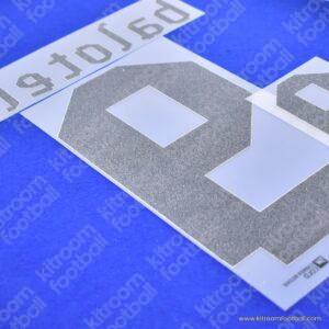 2012 UEFA Euro Italy Home Name Set #9 BALOTELLI (Repro) - Image 4