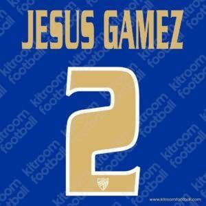 2008-09 Malaga CF Name Set #2 JESUS GAMEZ (Repro)