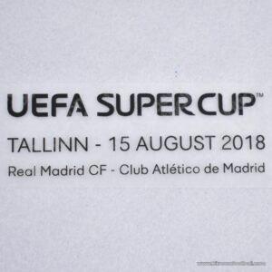 Official 2018 UEFA Super Cup Real Madrid Home Match Details MDT Patch - Image 4