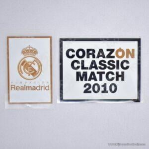 2010 Friendly Real Madrid Patch Set Corazon Classic Match (Repro)