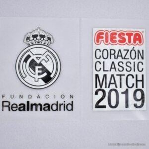 2019 Friendly Real Madrid Patch Set Corazon Classic Match (Repro)