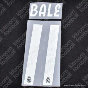 2018-19 Real Madrid Away Name Set #11 BALE Cup (Repro)