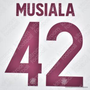 2024-25 Bayern Munich Third Name Set #42 MUSIALA (Repro) - Image 3