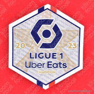 2023-24 Ligue One PSG CHAMPION 2023 UBER EATS Patch (Repro) Silicone Version