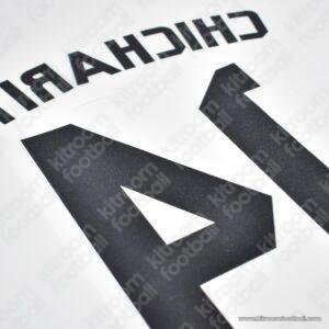 2014-15 Real Madrid Home Name Set #14 CHICHARITO (Repro) - Image 3