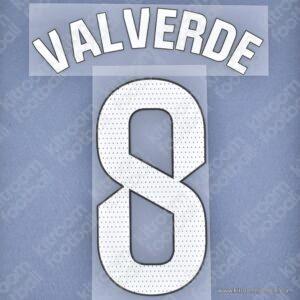 2024-25 La Liga Real Madrid Third Name Set #8 VALVERDE (Repro)
