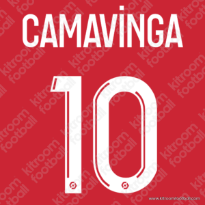 2020-21 Ligue One Stade Rennais Home Name Set #10 CAMAVINGA (Repro)