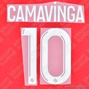 2020-21 Ligue One Stade Rennais Home Name Set #10 CAMAVINGA (Repro) - Image 3