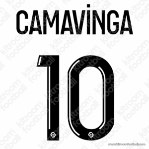 2020-21 Ligue One Stade Rennais Away Name Set #10 CAMAVINGA (Repro) - Image 1