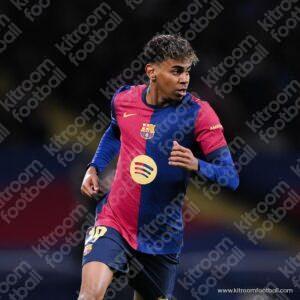 2024-25 UEFA Champions League Barcelona Authentic Home Shirt #19 LAMINE YAMAL (Nike) (Size L) - Image 4