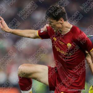 2022 Final UEFA Conference League As Roma Authentic Home Shirt #14 SHOUMURODOV (New Balance) (Size L) - Image 5