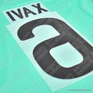 2011-12 Barcelona Third Name Set #6 XAVI (Repro) - Image 3