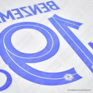 Original Player Issue 2022-22 France Away Name Set #19 BENZEMA (Monblasson) - Image 3