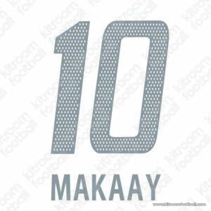 2003-04 Bayern Munich Away Name Set #10 MAKAAY (Repro)