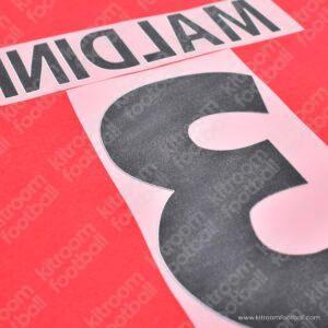 2000-02 AC Milan Home Name Set #3 MALDINI (Repro) - Image 3