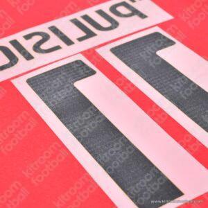 2024-25 AC Milan Fourth Name Set #11 PULISIC Diavoli OFF-WHITE (Repro) - Image 3