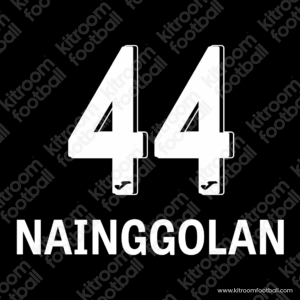 2024-25 Lokeren Away Name Set #44 NAINGGOLAN (Repro)