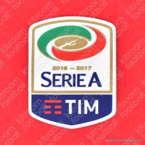 2016-17 Serie A Italy TIM Calcio Patch (Repro) v1 - Image 1