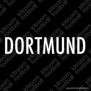 2022-24 Borussia Dortmund Name Block White (Repro)