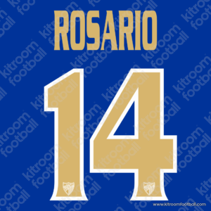 2008-09 Malaga CF Name Set #14 ROSARIO (Repro)