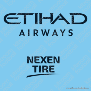 2022-23 Manchester City Home Sponsor Patch ETIHAD + NEXEN TIRE (Repro)