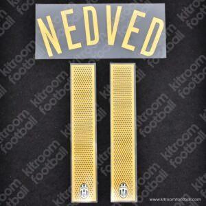 2004-05 Juventus Away Name Set #11 NEDVED (Repro)